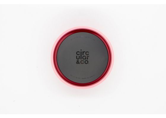 Термокружка Circular&Co 350 мл (черный/розовый)