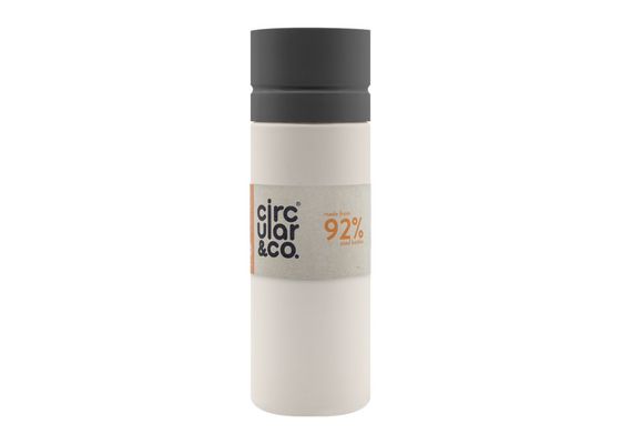 Бутылка для воды Circular&Co 600 мл (белый/серый)