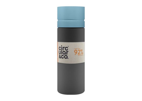 Бутылка для воды Circular&Co 600 мл (черный/синий)